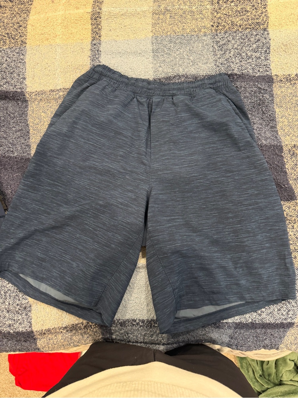 lululemon athletica Men's Heather Charcoal Athletic Shorts